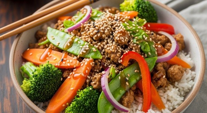 Ground Chicken dinner