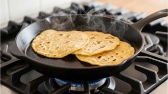 Shredded chicken tacos