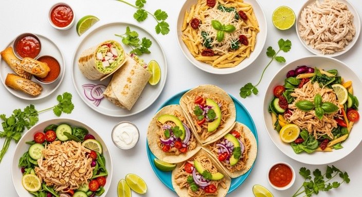 Shredded chicken recipes